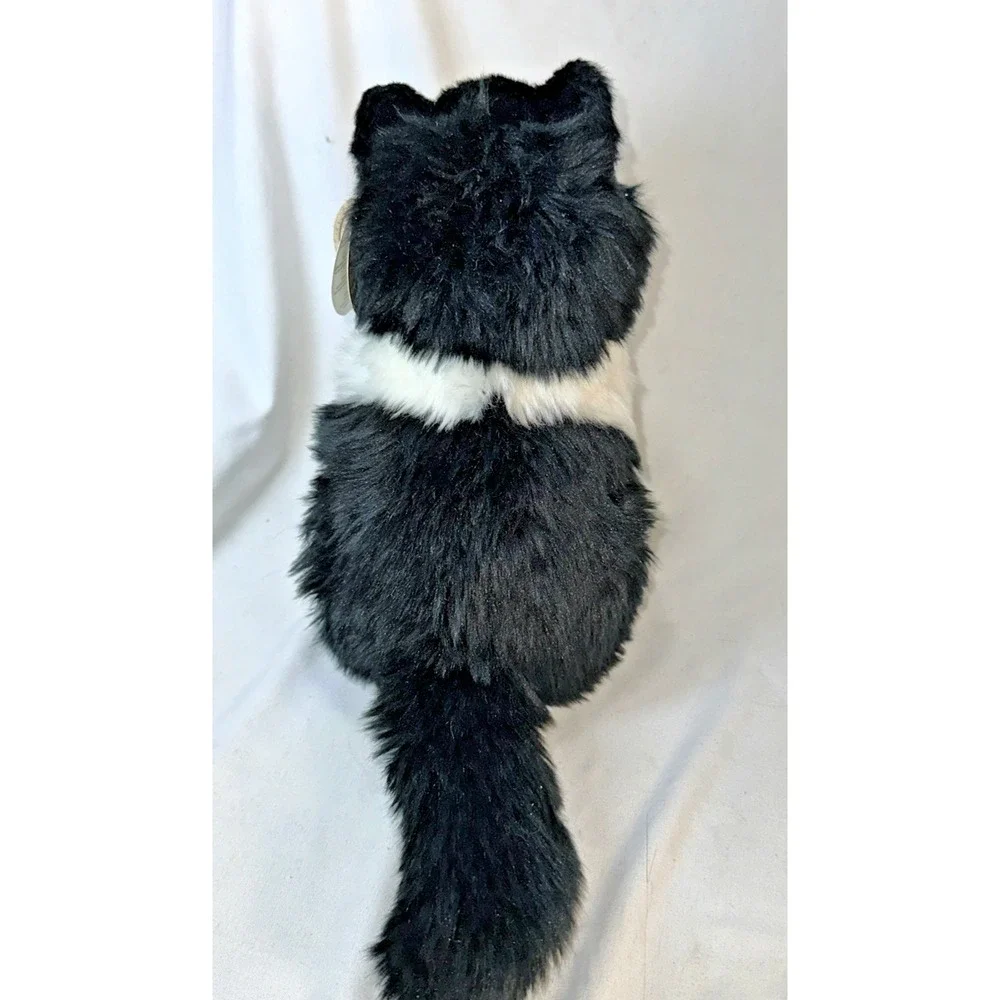 VTG Russ Berrie Yomiko Classic Calico Tuxedo Cat Plush Toy #35652 NOS